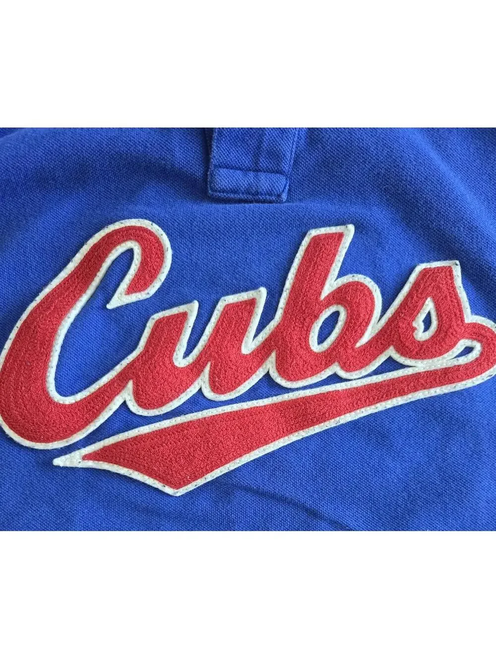 Polo Ralph Lauren MLB Collection Chicago Cubs Polo T-Shirt Blue Short Sleeve L